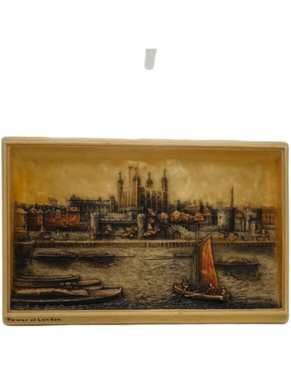 Ivorex Osborne Plaque Tower Of London Wall Art Made In England Vintage Decor